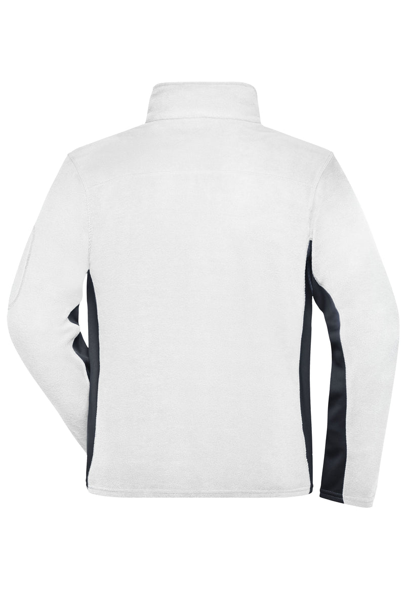 Laden Sie das Bild in Galerie -Viewer, Strapazierfähige Fleece Jacke im Materialmix - JN842
