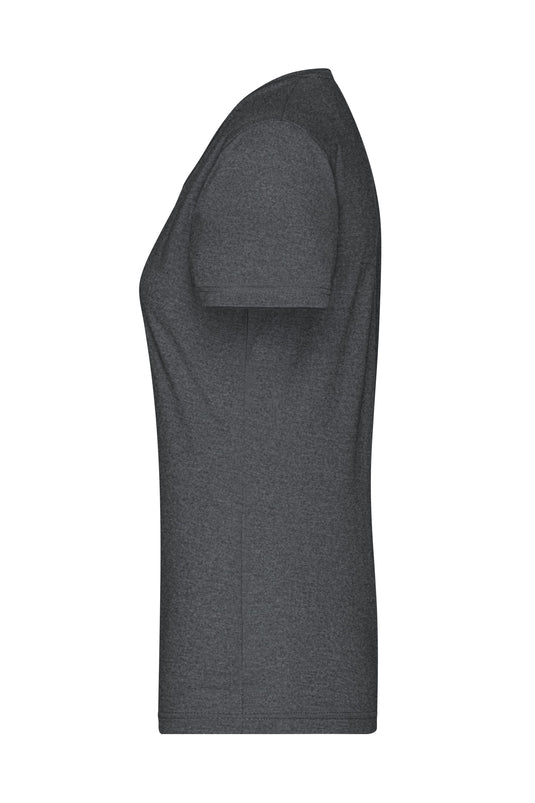 Modisches T-Shirt mit V-Ausschnitt - JN973