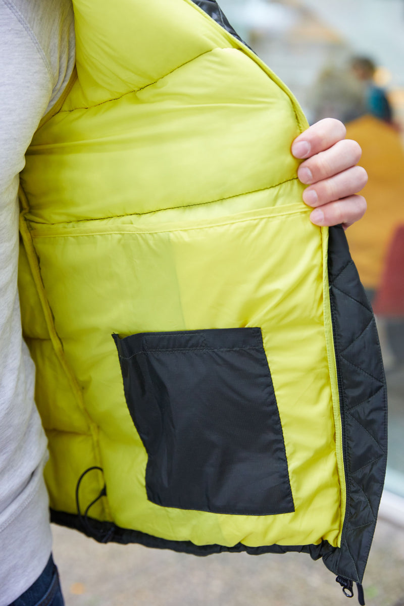 Laden Sie das Bild in Galerie -Viewer, Gesteppte Winterjacke aus recyceltem Polyester mit DuPont™Sorona® Wattierung - Herren - JN1168
