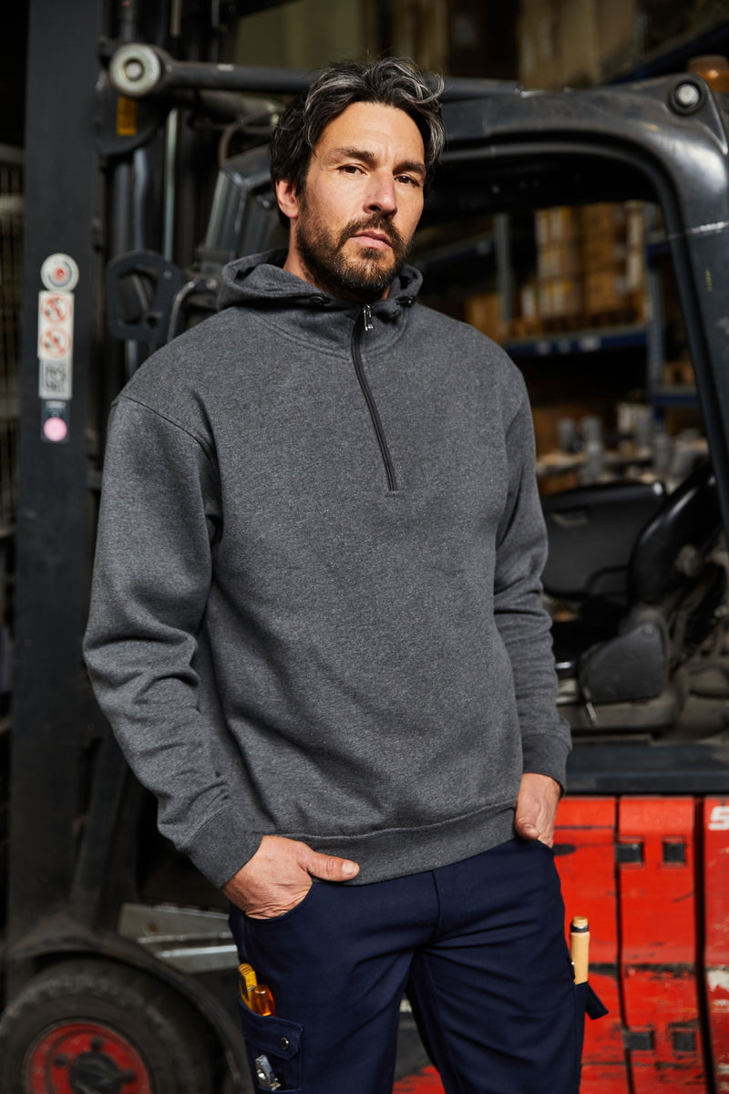 Laden Sie das Bild in Galerie -Viewer, Sweatshirt mit Kapuze und Reißverschluss - JN839
