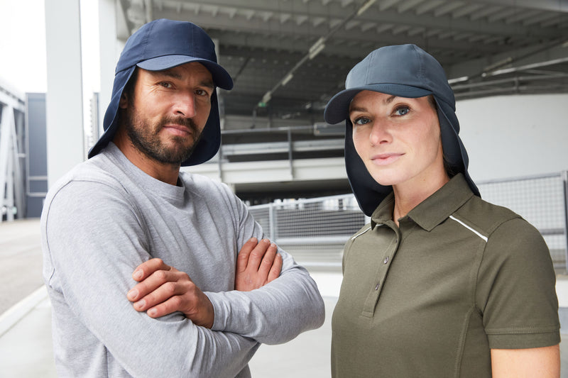 Laden Sie das Bild in Galerie -Viewer, 6 Panel Cap mit extra langem Nackenschutz - MB6243
