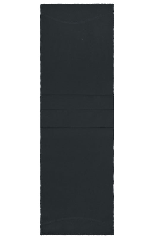 Eleganter Fleece Schal mit umgenähten Enden und Ziernaht - MB7740