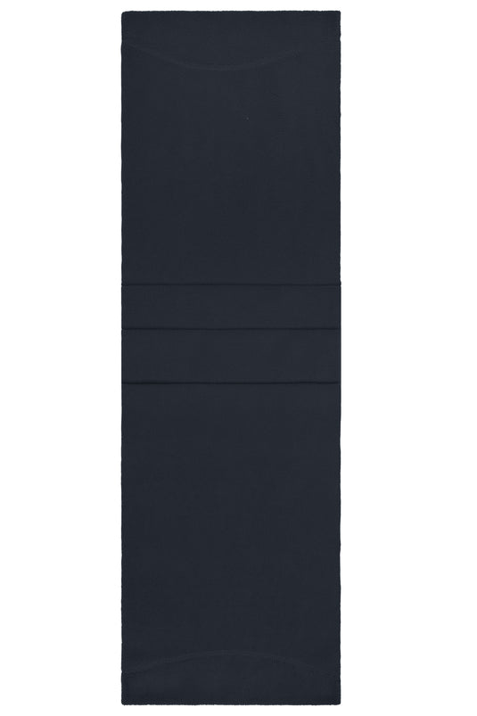Eleganter Fleece Schal mit umgenähten Enden und Ziernaht - MB7740