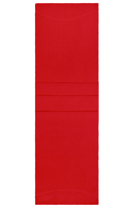 Eleganter Fleece Schal mit umgenähten Enden und Ziernaht - MB7740
