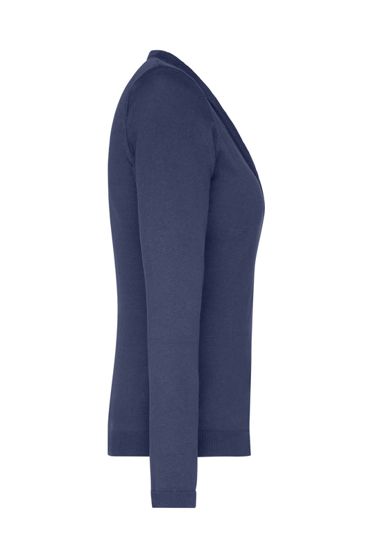 Klassische Baumwoll-Strickjacke - Damen - JN660