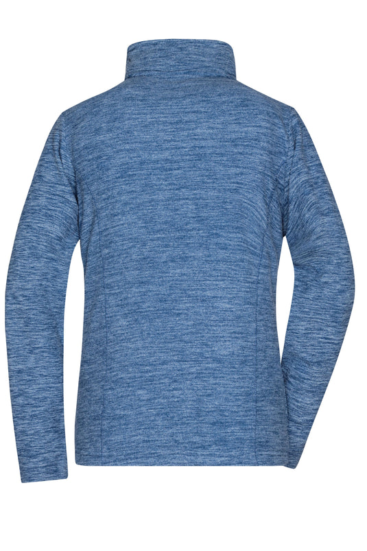 Damen Fleecejacke in modischer Melange-Optik - JN769