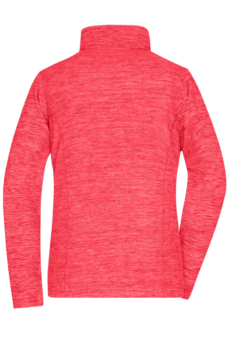 Laden Sie das Bild in Galerie -Viewer, Damen Fleecejacke in modischer Melange-Optik - JN769

