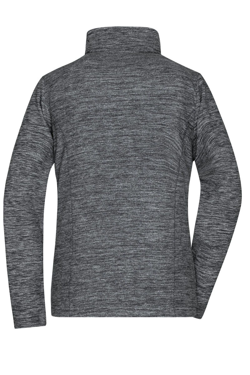 Laden Sie das Bild in Galerie -Viewer, Damen Fleecejacke in modischer Melange-Optik - JN769
