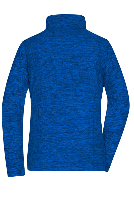 Damen Fleecejacke in modischer Melange-Optik - JN769