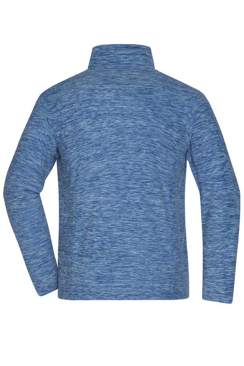 Laden Sie das Bild in Galerie -Viewer, Herren Fleecejacke in modischer Melange-Optik - JN770
