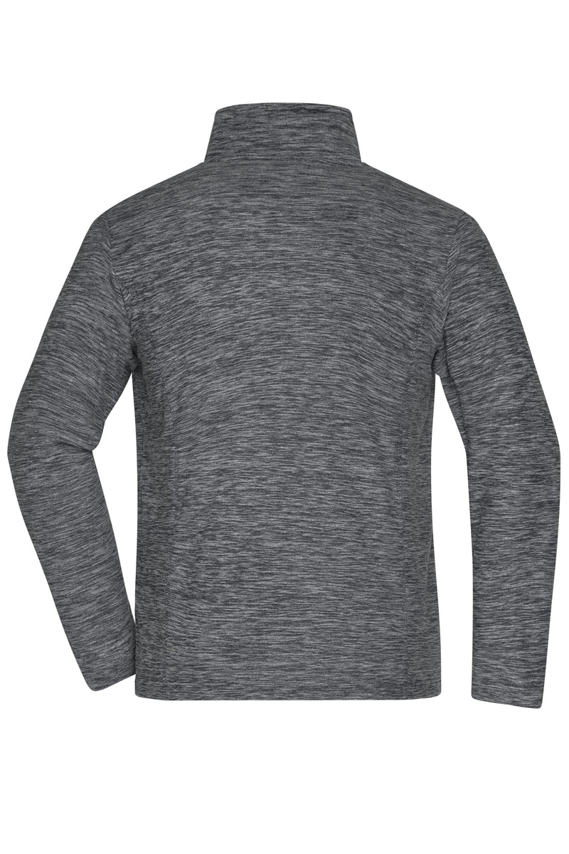 Laden Sie das Bild in Galerie -Viewer, Herren Fleecejacke in modischer Melange-Optik - JN770
