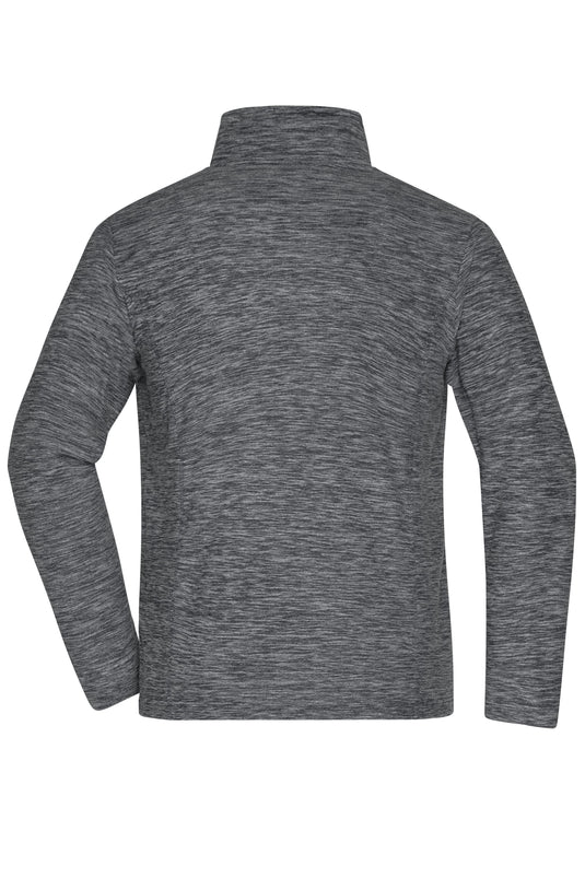Herren Fleecejacke in modischer Melange-Optik - JN770