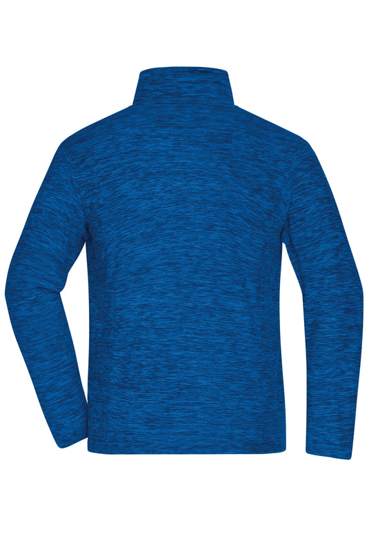 Herren Fleecejacke in modischer Melange-Optik - JN770