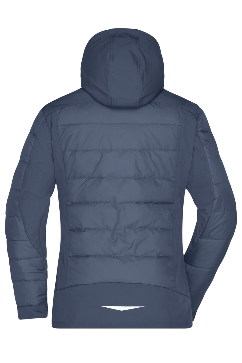 Laden Sie das Bild in Galerie -Viewer, Thermojacke in attraktivem Materialmix - JN1049
