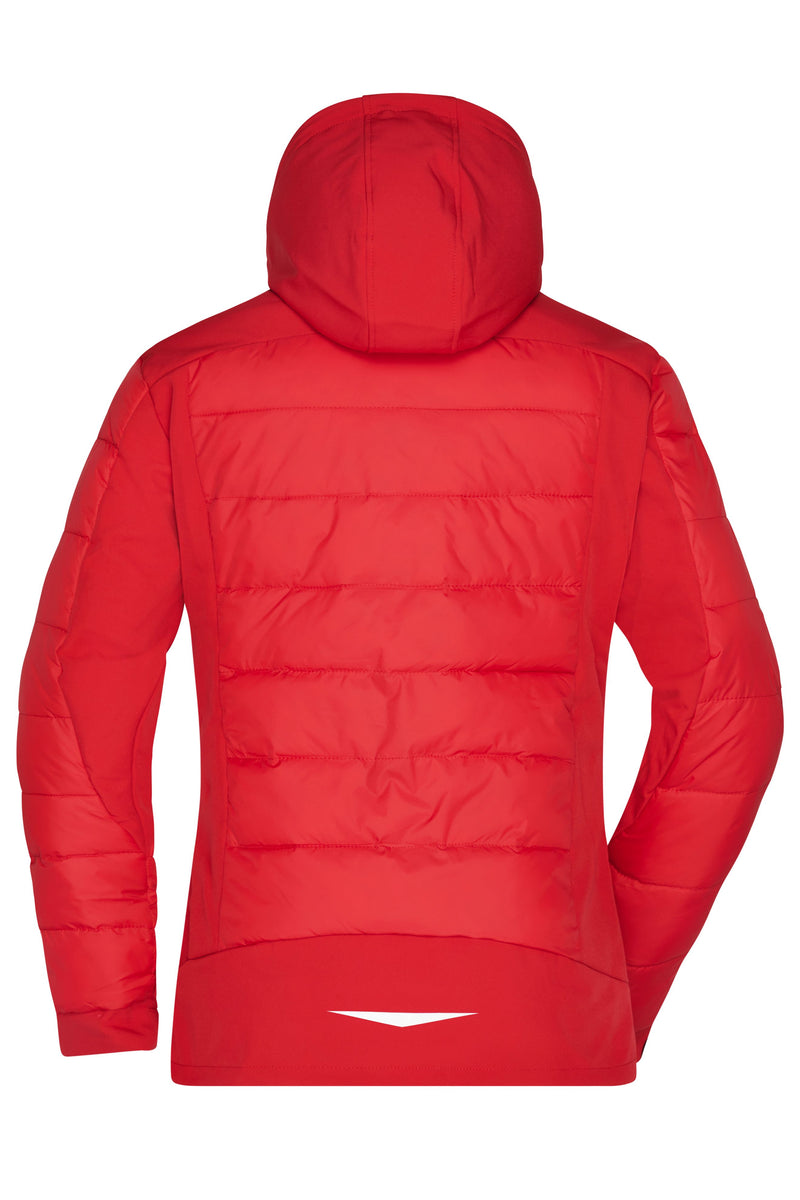 Laden Sie das Bild in Galerie -Viewer, Thermojacke in attraktivem Materialmix - JN1049
