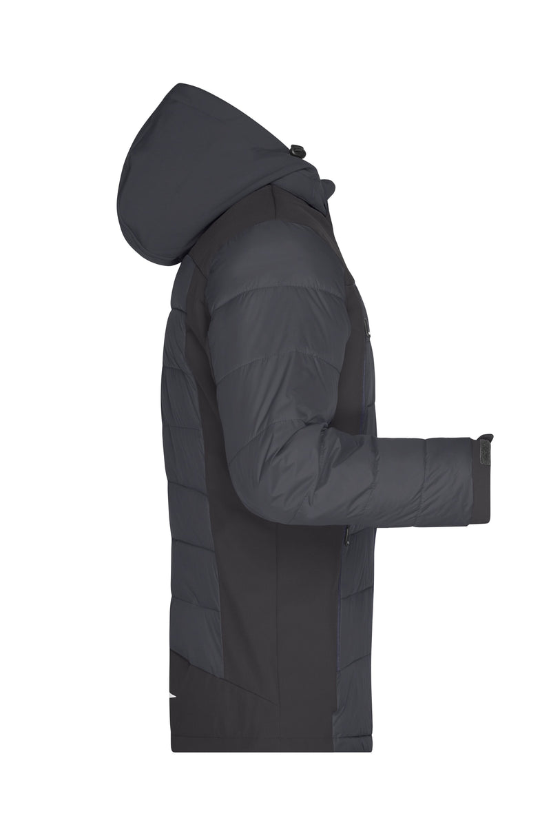 Laden Sie das Bild in Galerie -Viewer, Thermojacke in attraktivem Materialmix - JN1050
