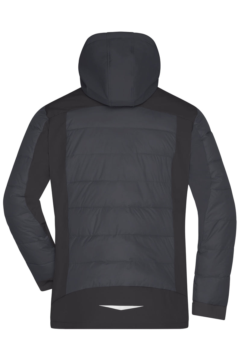 Laden Sie das Bild in Galerie -Viewer, Thermojacke in attraktivem Materialmix - JN1050

