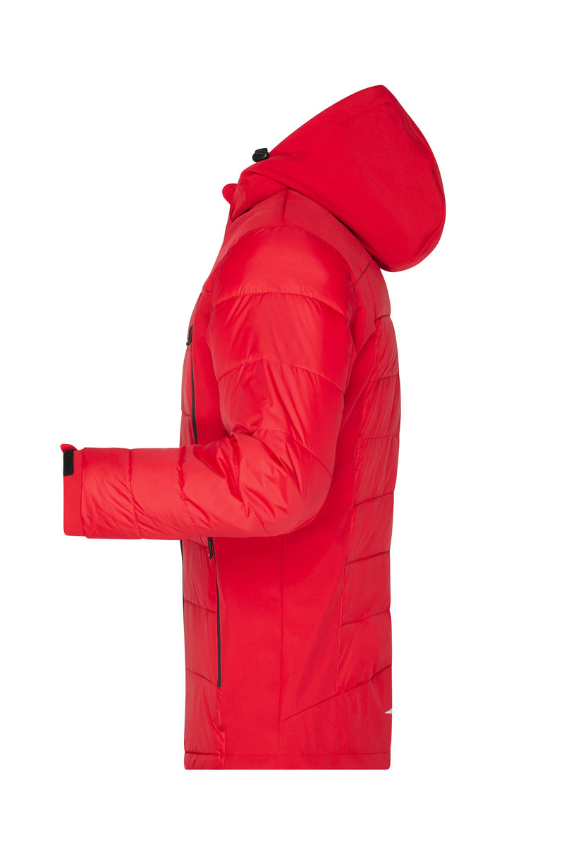 Laden Sie das Bild in Galerie -Viewer, Thermojacke in attraktivem Materialmix - JN1050
