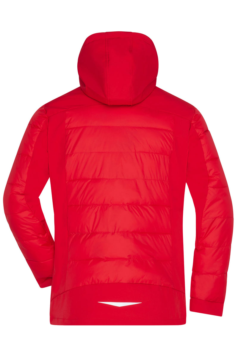 Laden Sie das Bild in Galerie -Viewer, Thermojacke in attraktivem Materialmix - JN1050
