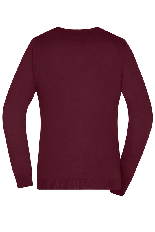 Klassischer Baumwoll-Pullover - Damen - JN658