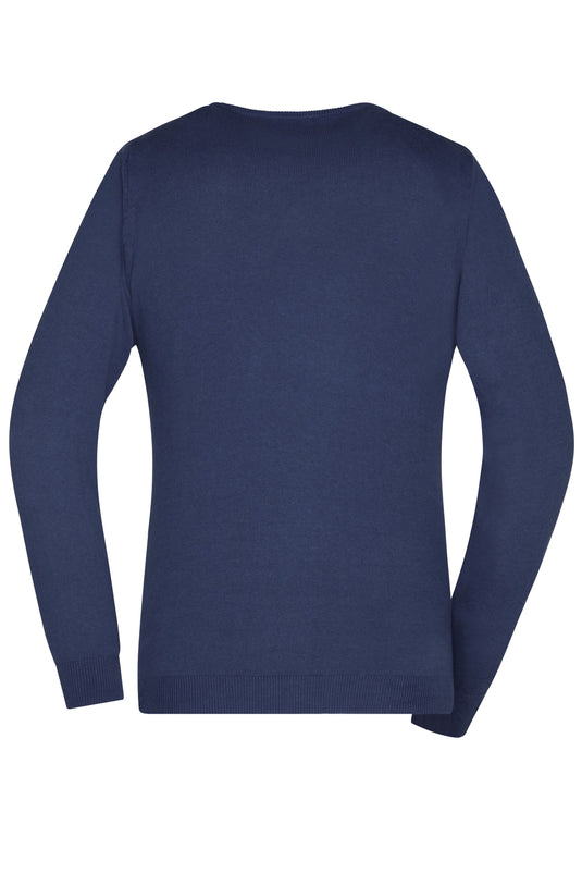 Klassischer Baumwoll-Pullover - Damen - JN658