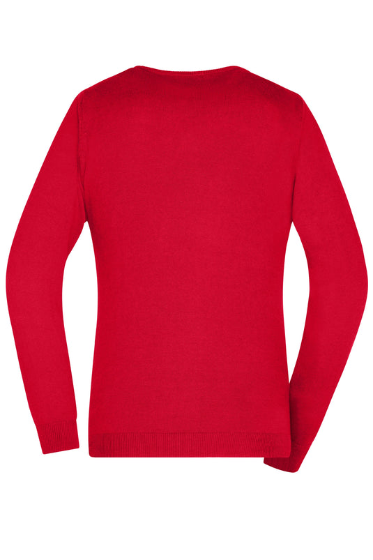 Klassischer Baumwoll-Pullover - Damen - JN658