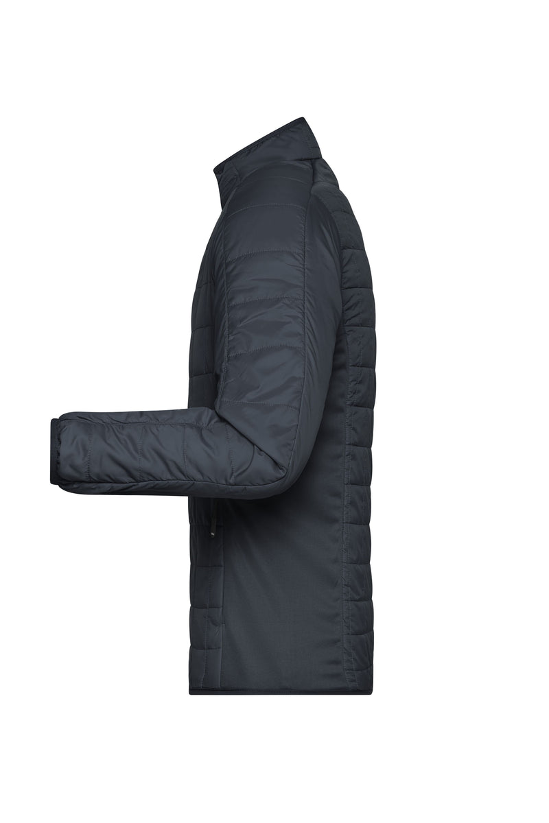 Laden Sie das Bild in Galerie -Viewer, Leicht wattierte Jacke im sportlichen Materialmix - JN1116
