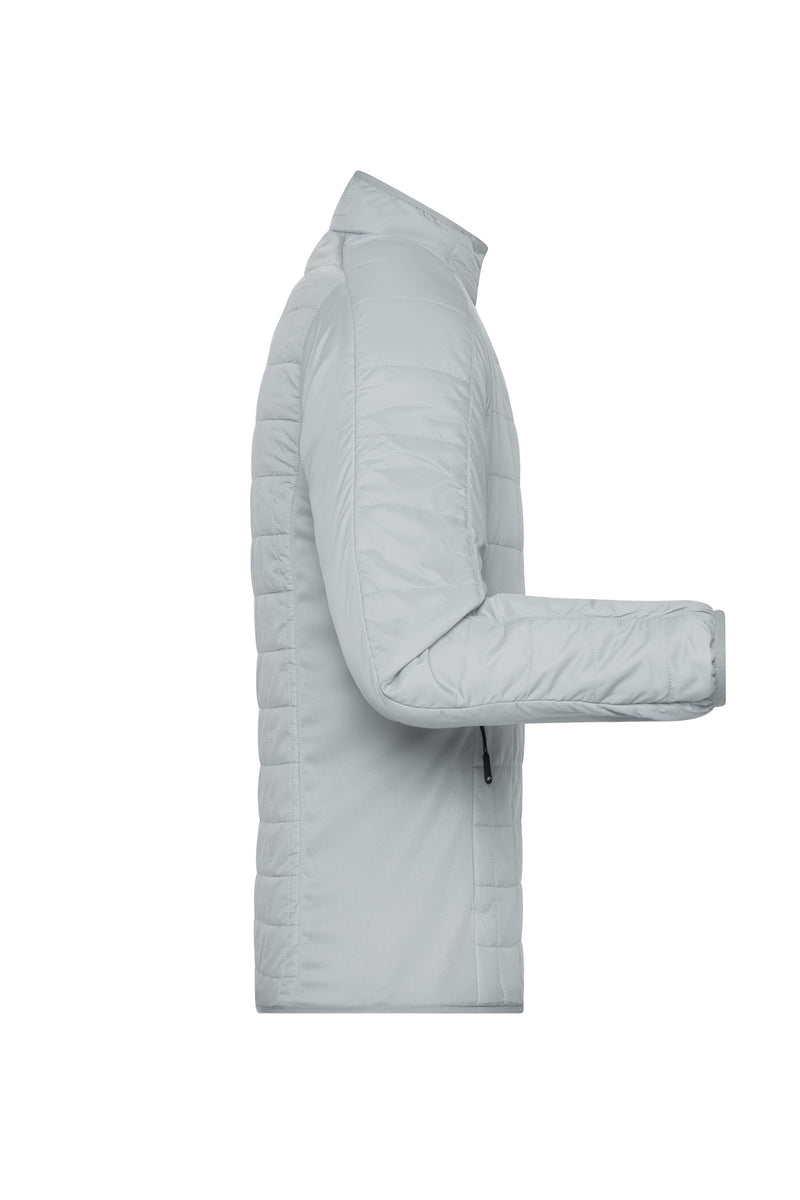Laden Sie das Bild in Galerie -Viewer, Leicht wattierte Jacke im sportlichen Materialmix - JN1116
