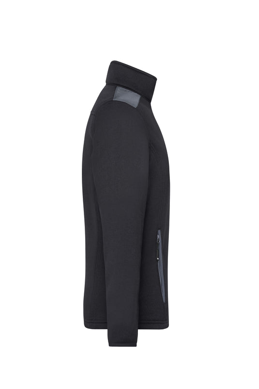 Superweiche, warme Strickfleecejacke - JN591