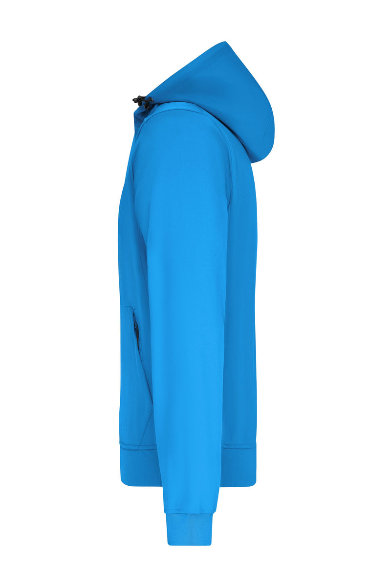 Laden Sie das Bild in Galerie -Viewer, Softshelljacke mit Kapuze im sportlichen Design - JN1146

