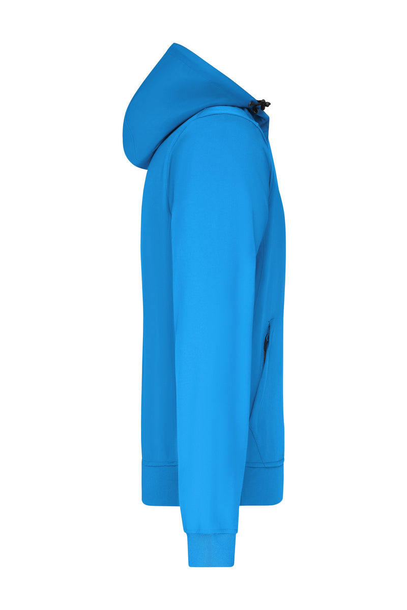 Laden Sie das Bild in Galerie -Viewer, Softshelljacke mit Kapuze im sportlichen Design - JN1146
