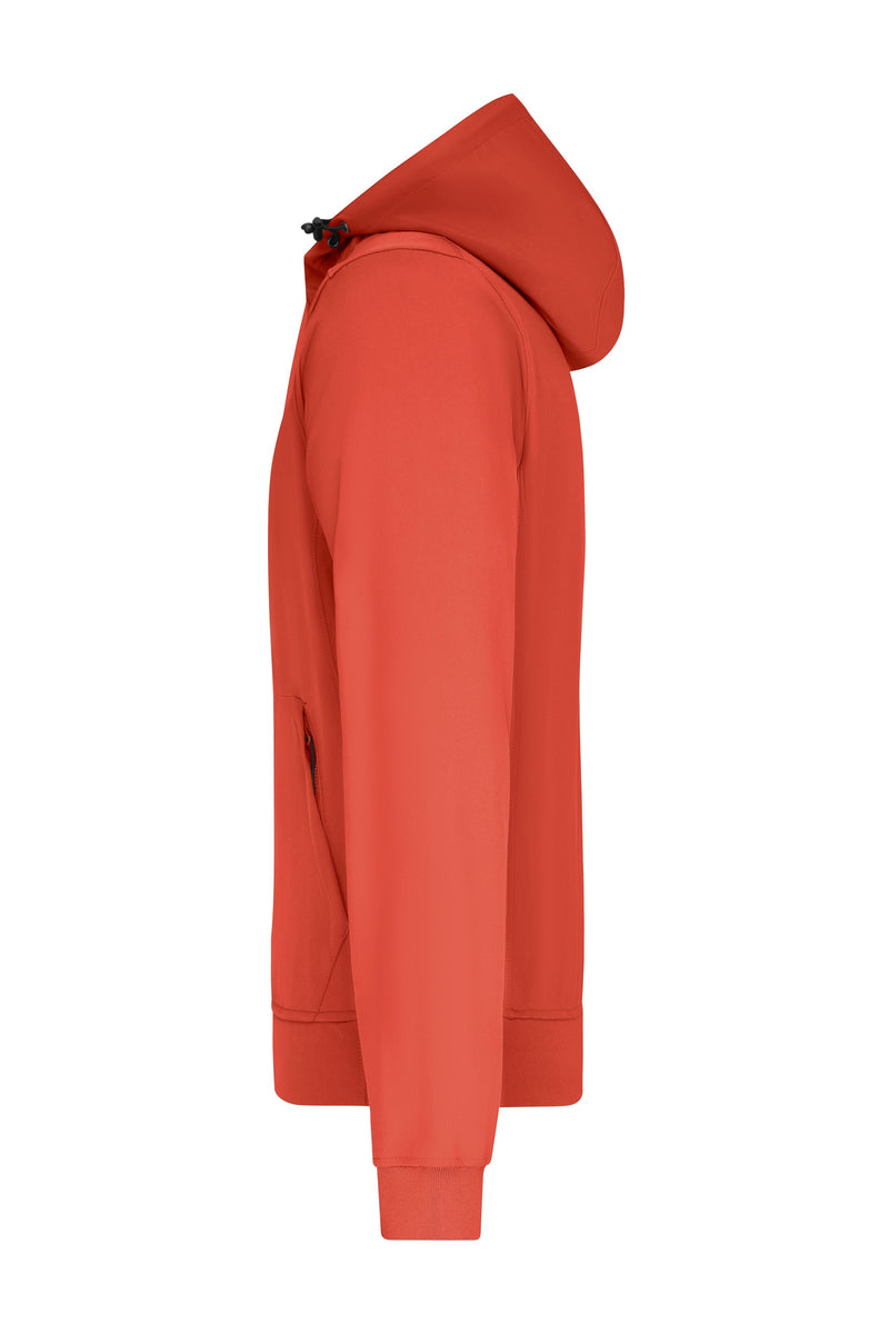 Laden Sie das Bild in Galerie -Viewer, Softshelljacke mit Kapuze im sportlichen Design - JN1146
