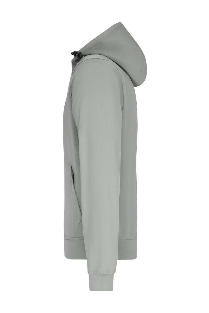 Laden Sie das Bild in Galerie -Viewer, Softshelljacke mit Kapuze im sportlichen Design - JN1146
