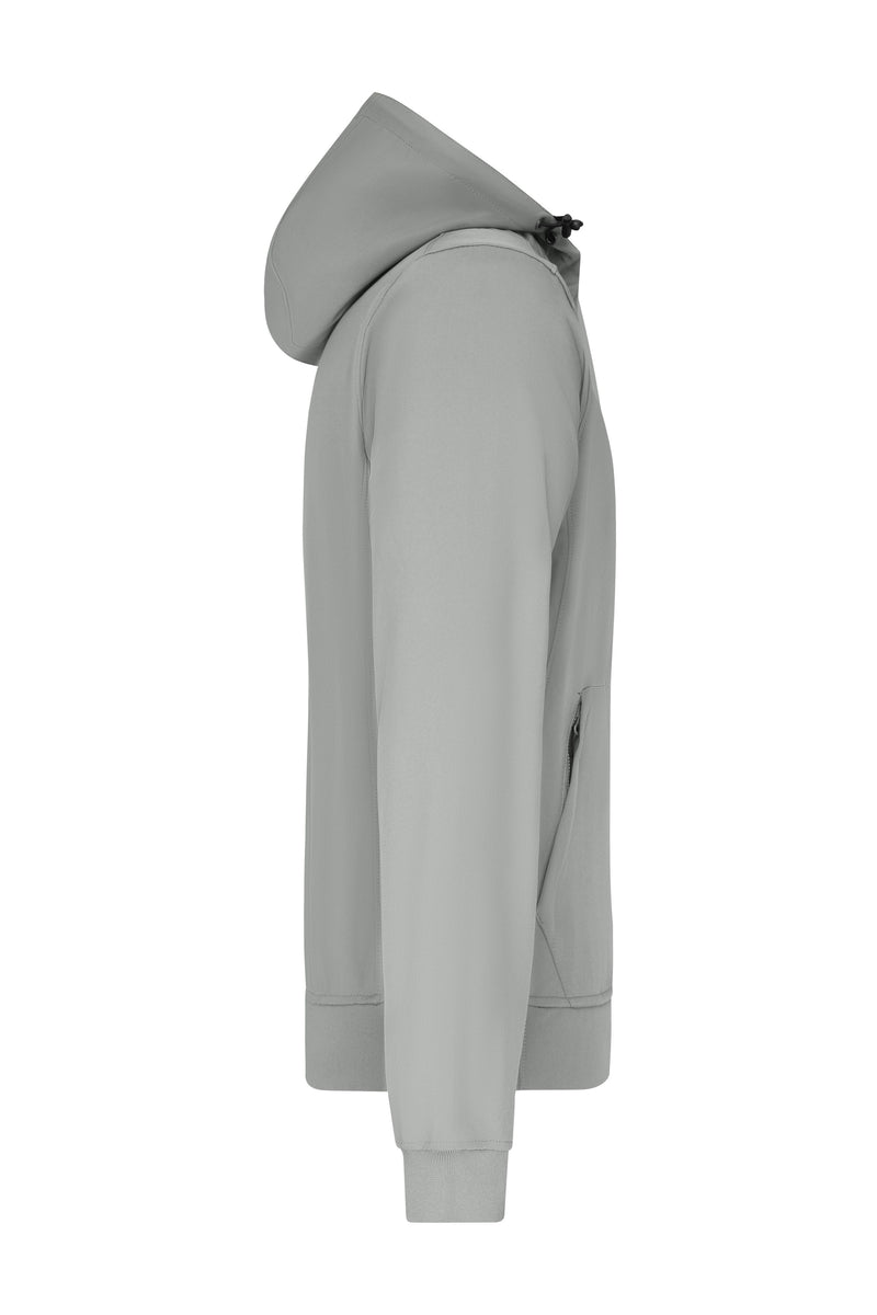 Laden Sie das Bild in Galerie -Viewer, Softshelljacke mit Kapuze im sportlichen Design - JN1146
