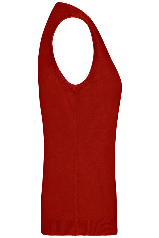 Klassischer Baumwoll-Pullunder - Damen - JN656