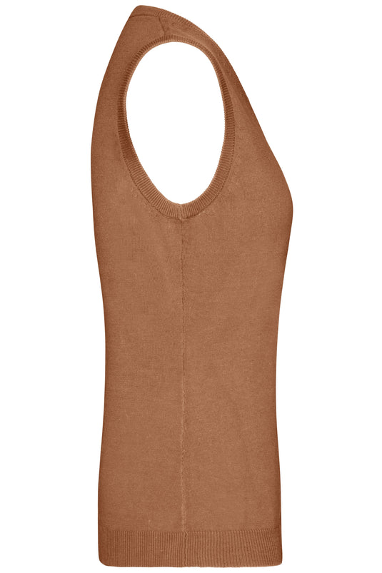 Klassischer Baumwoll-Pullunder - Damen - JN656