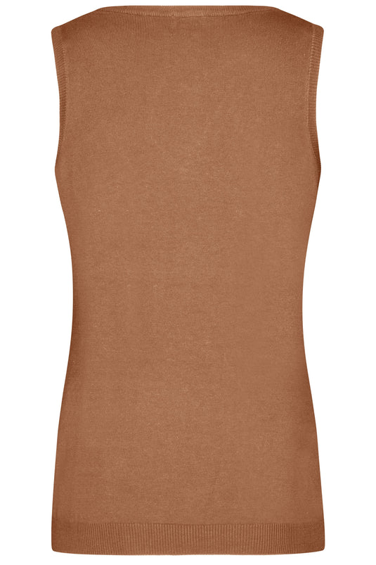 Klassischer Baumwoll-Pullunder - Damen - JN656