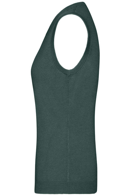 Klassischer Baumwoll-Pullunder - Damen - JN656