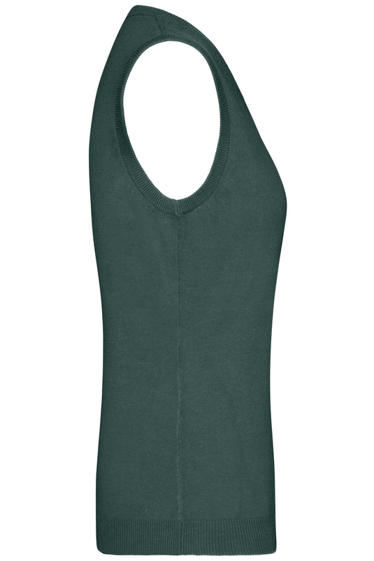 Klassischer Baumwoll-Pullunder - Damen - JN656