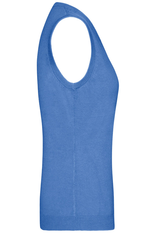 Klassischer Baumwoll-Pullunder - Damen - JN656