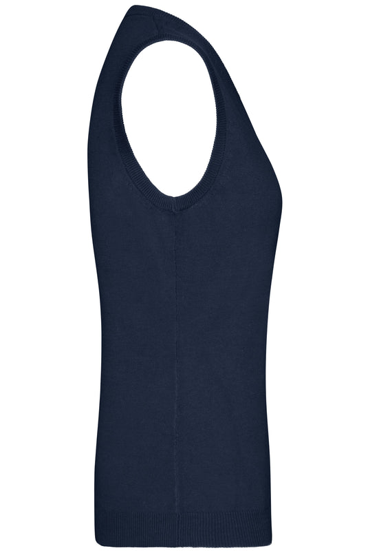 Klassischer Baumwoll-Pullunder - Damen - JN656