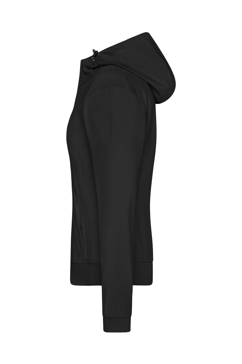 Laden Sie das Bild in Galerie -Viewer, Softshelljacke mit Kapuze im sportlichen Design - JN1145
