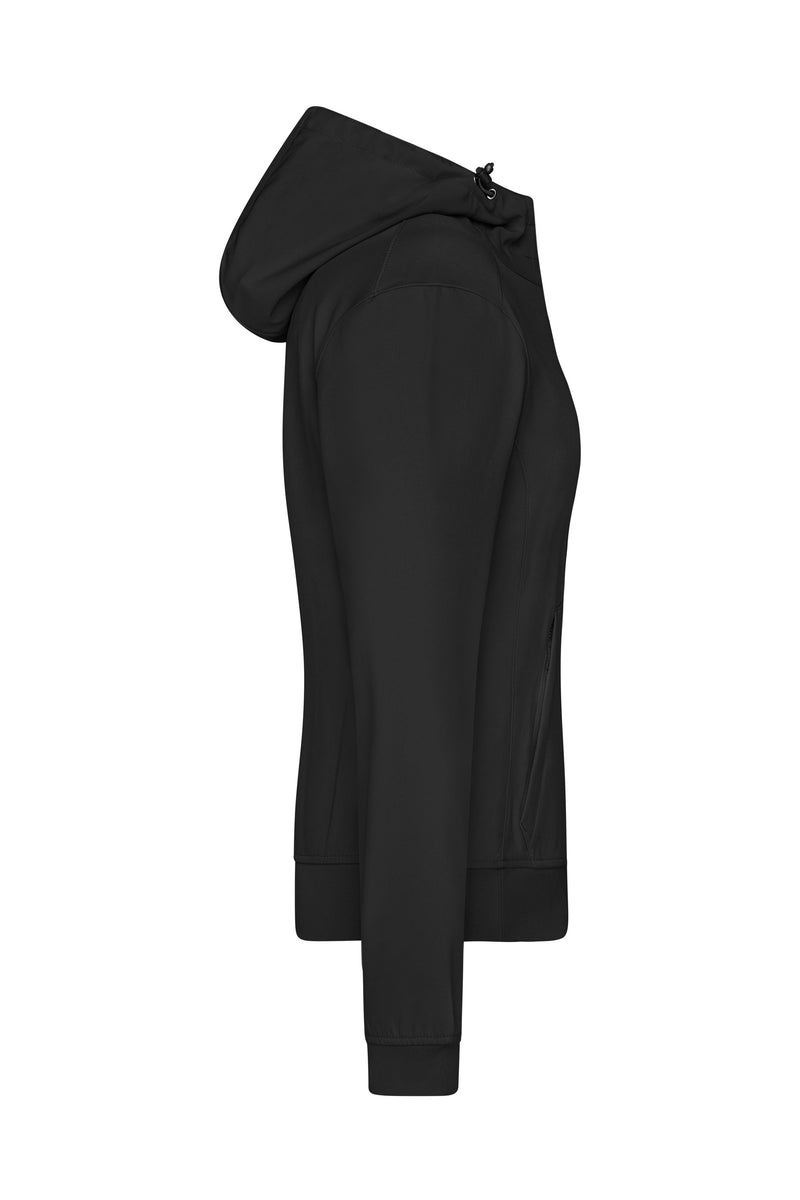 Laden Sie das Bild in Galerie -Viewer, Softshelljacke mit Kapuze im sportlichen Design - JN1145

