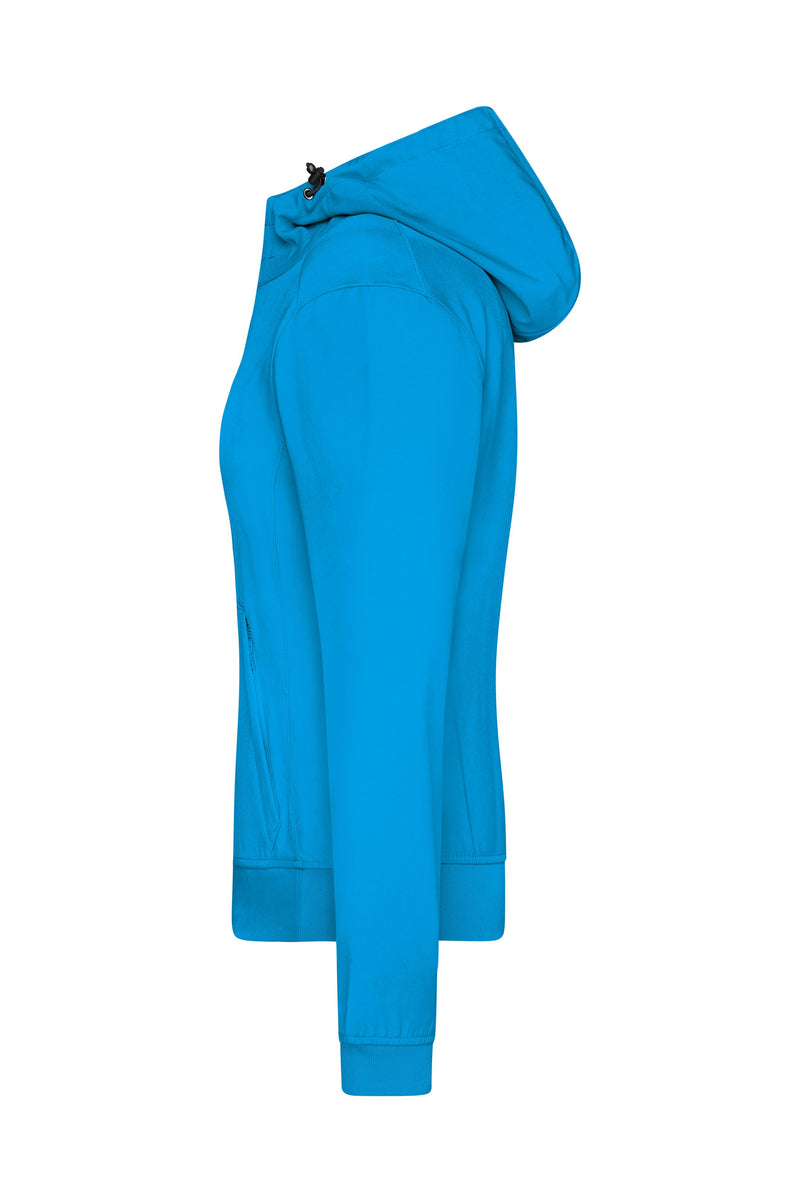 Laden Sie das Bild in Galerie -Viewer, Softshelljacke mit Kapuze im sportlichen Design - JN1145
