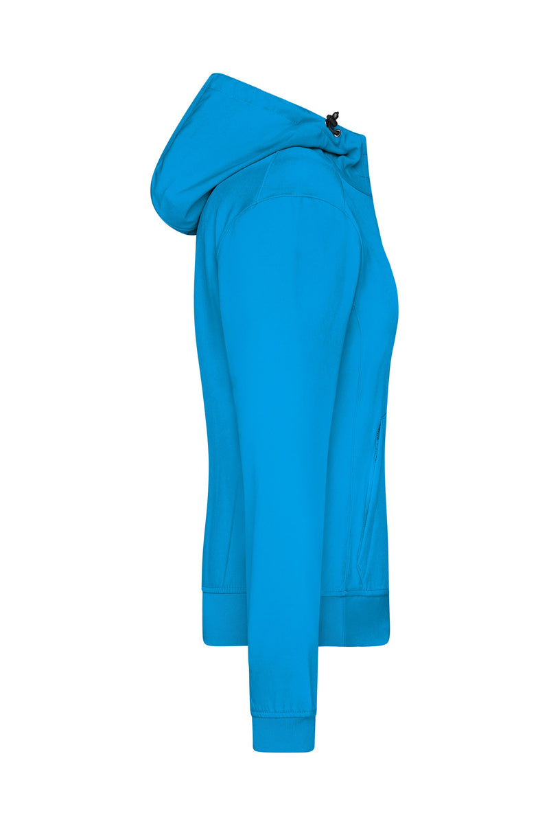 Laden Sie das Bild in Galerie -Viewer, Softshelljacke mit Kapuze im sportlichen Design - JN1145
