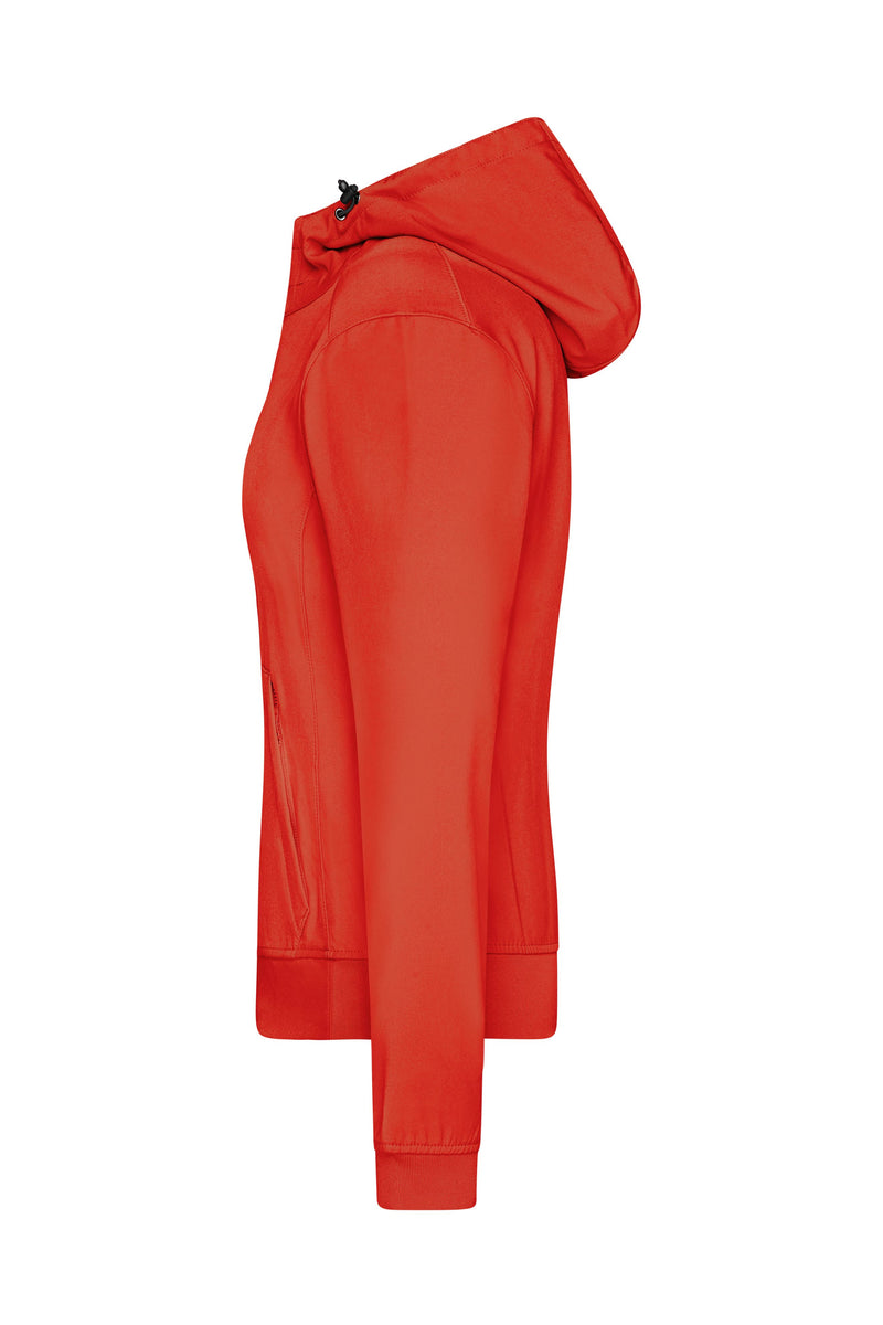 Laden Sie das Bild in Galerie -Viewer, Softshelljacke mit Kapuze im sportlichen Design - JN1145
