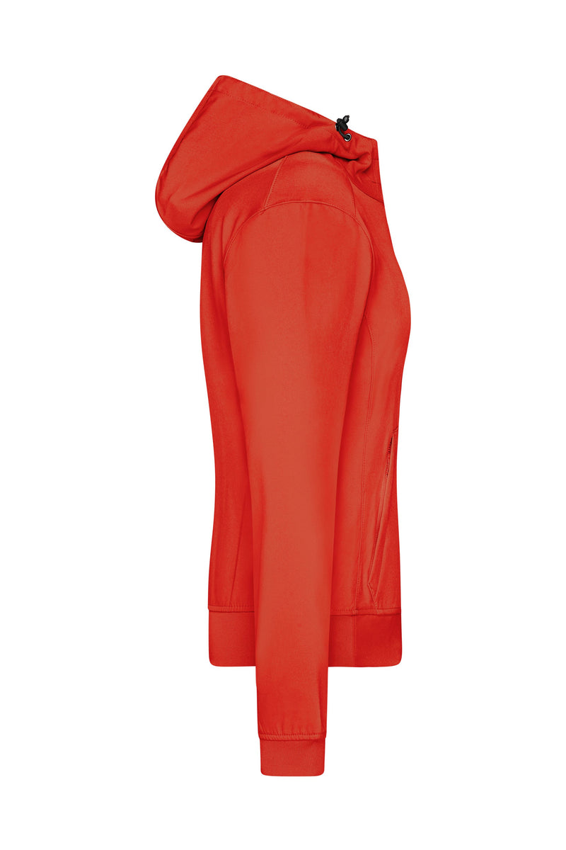 Laden Sie das Bild in Galerie -Viewer, Softshelljacke mit Kapuze im sportlichen Design - JN1145
