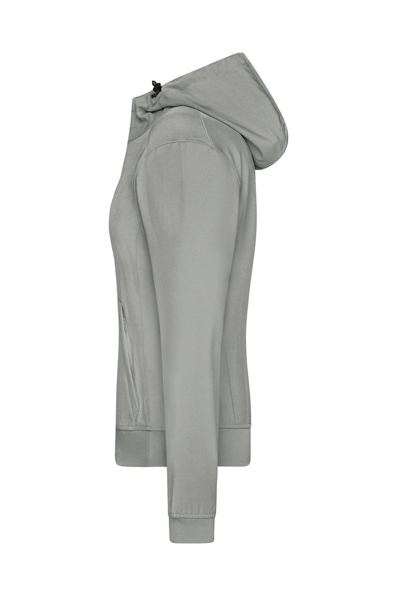 Laden Sie das Bild in Galerie -Viewer, Softshelljacke mit Kapuze im sportlichen Design - JN1145
