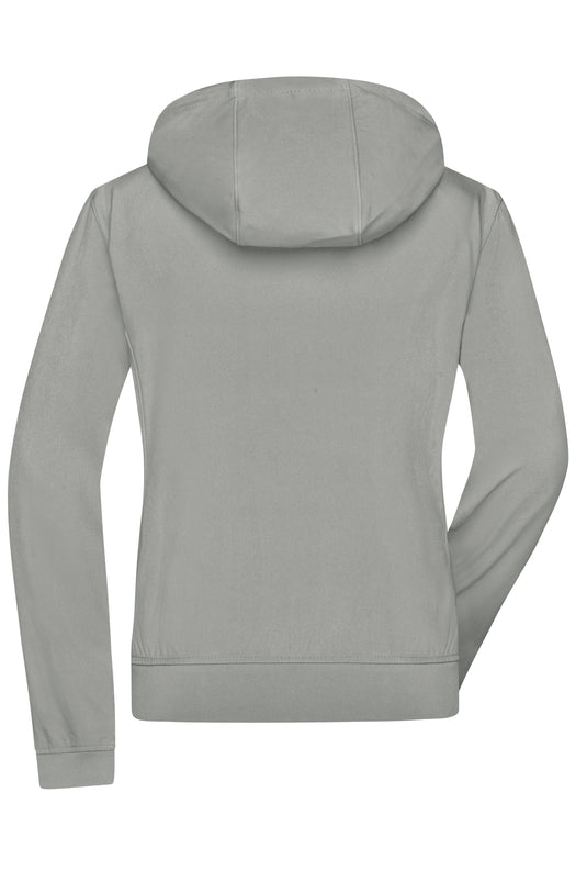 Softshelljacke mit Kapuze im sportlichen Design - JN1145