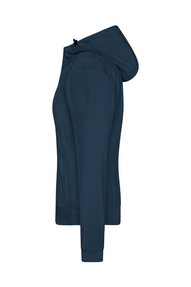 Laden Sie das Bild in Galerie -Viewer, Softshelljacke mit Kapuze im sportlichen Design - JN1145
